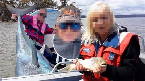 tasmanian couple trout video|Police charge Tasmanian man, woman over trout,。